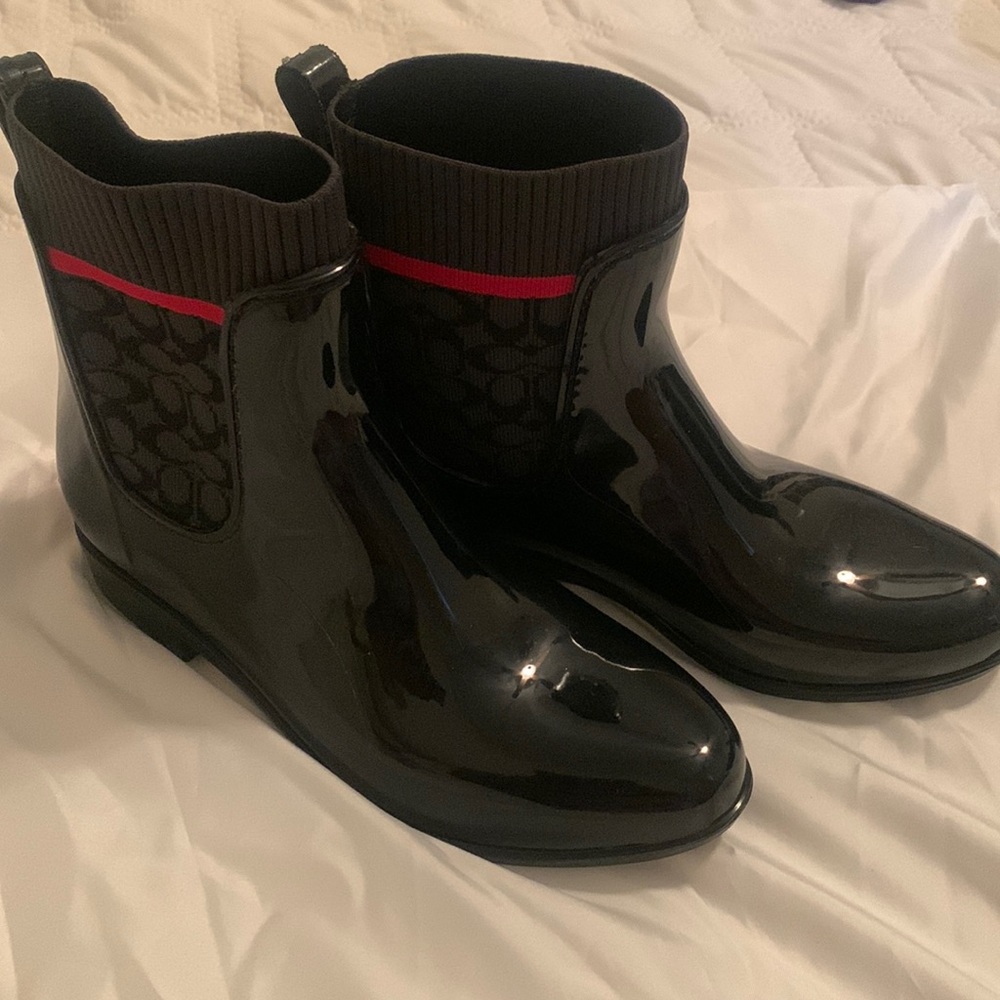 Coach rain boots